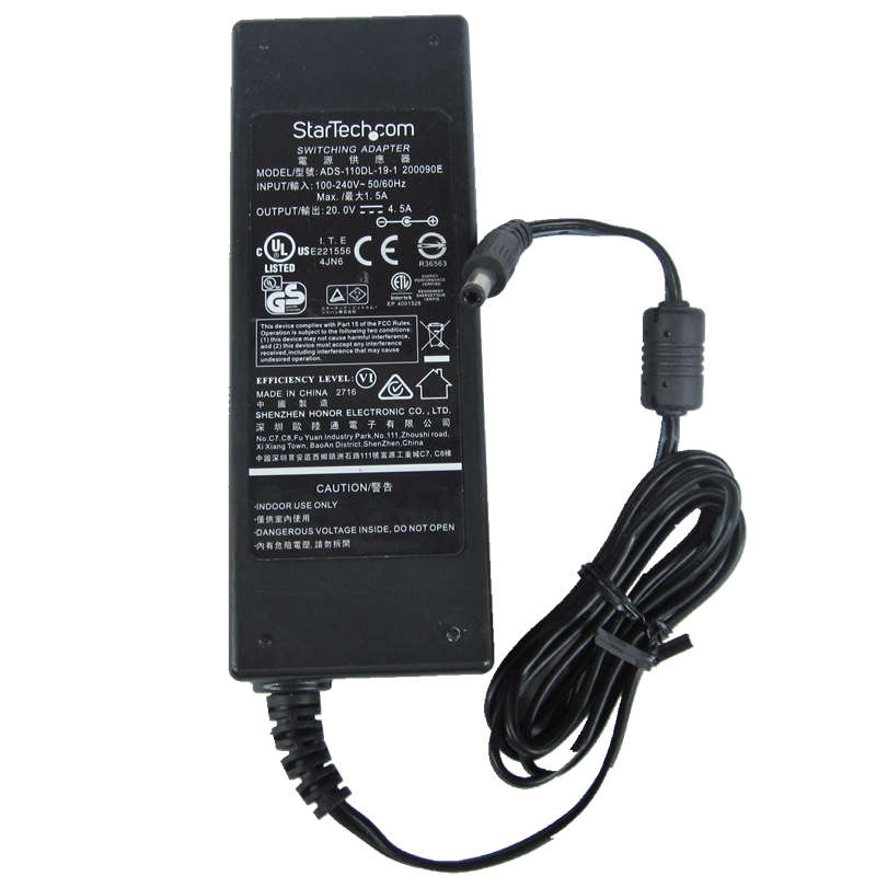 *Brand NEW* StarTechcom 20V 4.5A ADS-110DL-19-1 5.5*2.5 AC DC ADAPTER POWER SUPPLY